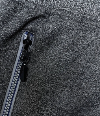 Sportowe spodenki męskie ciemne szare (8K298-5)