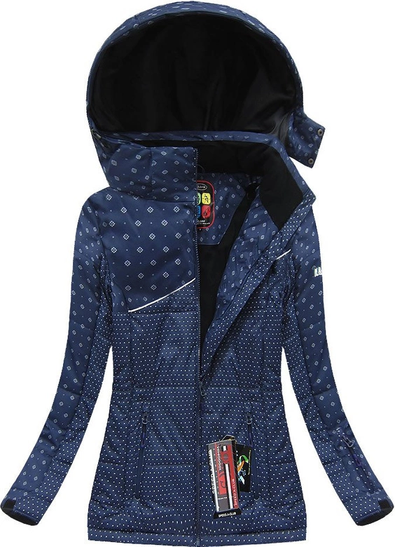 KURTKA ZIMOWA Z MEMBRANĄ GRANATOWA (W332)