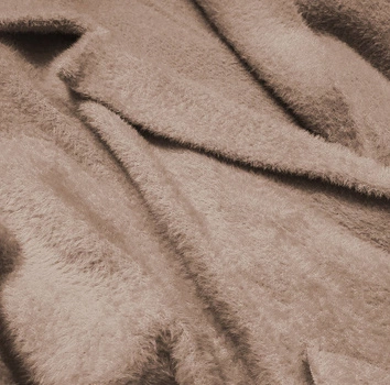 Wełniana narzutka alpaka camel (7108)