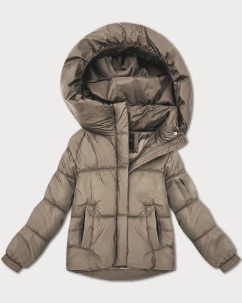 Przejściowa kurtka damska oversize S'West beżowa (B2003-12)