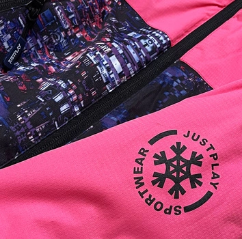 DAMSKA KURTKA ZIMOWA SPORTOWA RÓŻOWA (B2373)