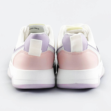 Buty sportowe damskie biało-fioletowe (ad-555)