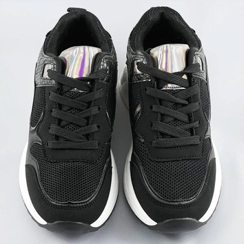 Sportowe buty damskie czarne (6348)
