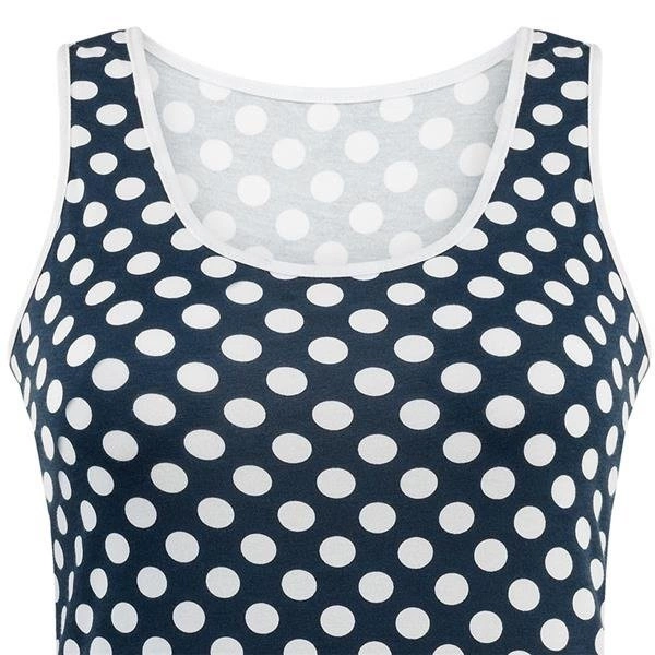 SUKIENKA W GROCHY GRANATOWA (1573)