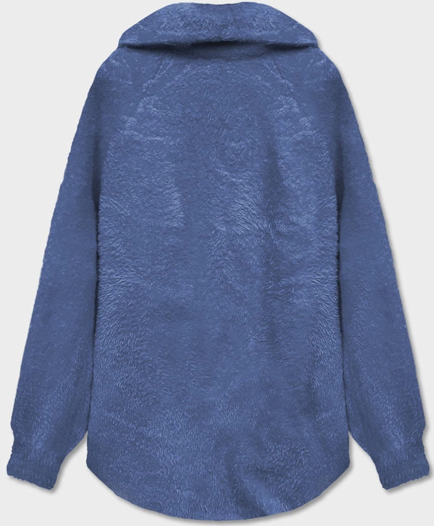 Krótka narzutka alpaka ciemna niebieska (CJ65)