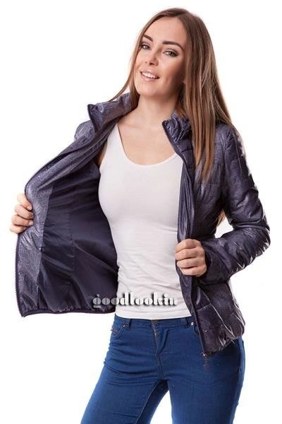 KURTKA HIKISS GRANATOWY MELANŻ (15NU)