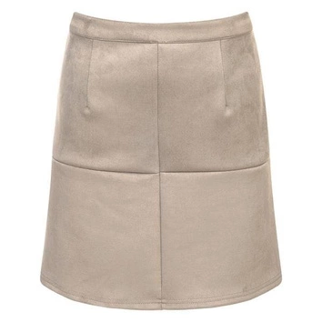 SPÓDNICA Z PRZESZYCIAMI BEŻOWA (SP7)