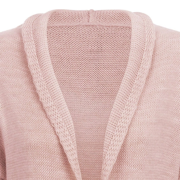 SWETER Z BUFIASTYMI RĘKAWAMI ANTYCZNY RÓŻ (116ART)