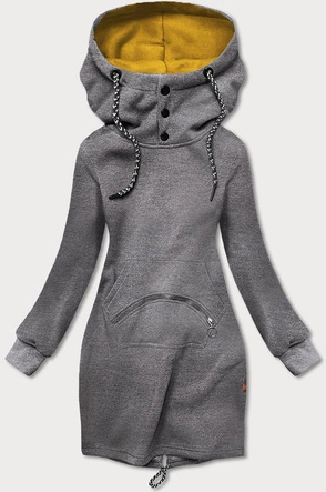 KRÓTKA TUNIKA DRESOWA GRAFITOWA (AMG856A)