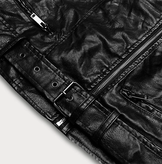 Ramoneska ze stójką czarna (HM39)