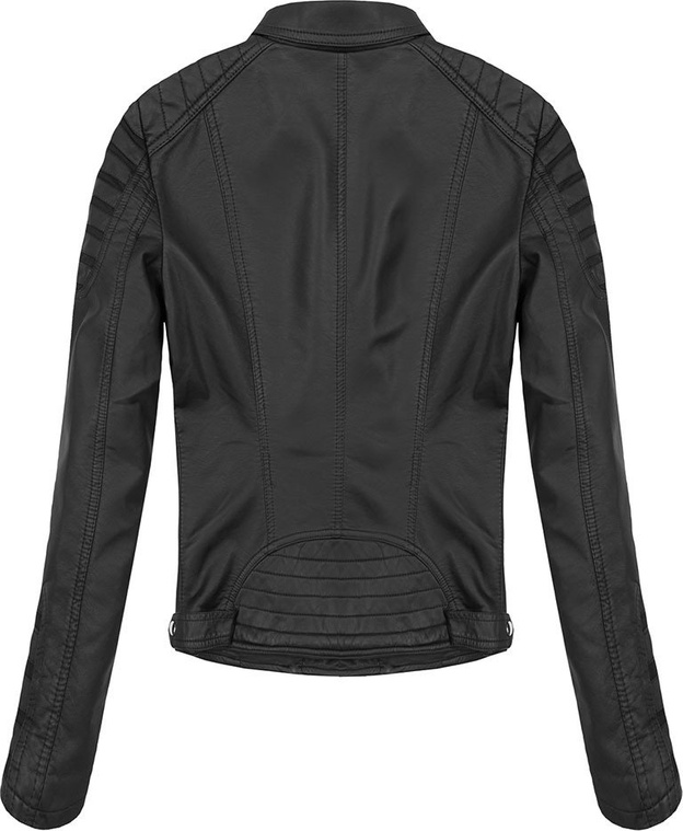 MOTOCYKLOWA RAMONESKA Z PRZESZYCIAMI CZARNA (5266)