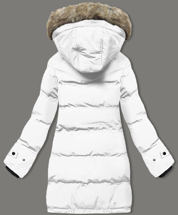 Damska kurtka zimowa biała (5M781-281)