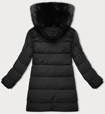 Zimowa kurtka damska z kapturem J Style czarny (16M9192-392)