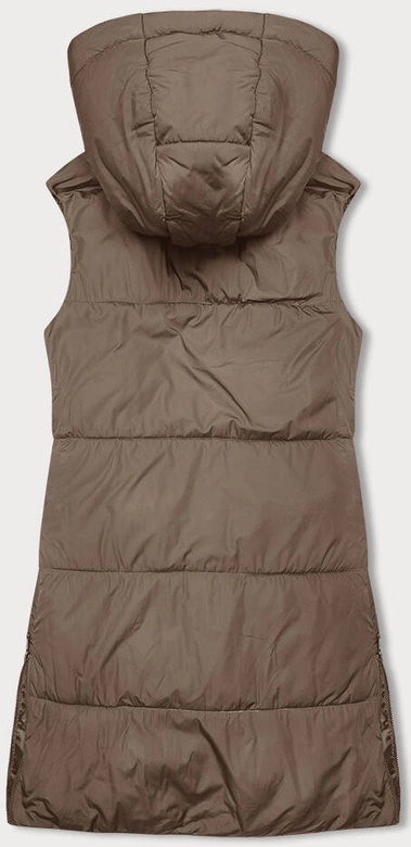 Taliowana kamizelka damska beżowa (16M9093-62)