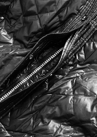 Luźna kurtka damska nietoperz czarna (750art)