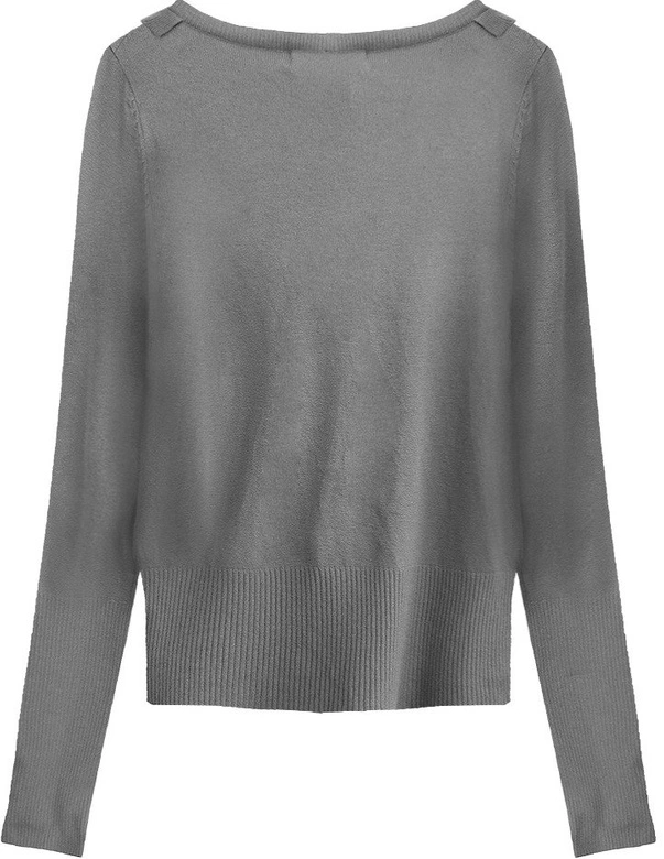 SWETEREK Z FALBANĄ CIEMNOSZARY (1522)