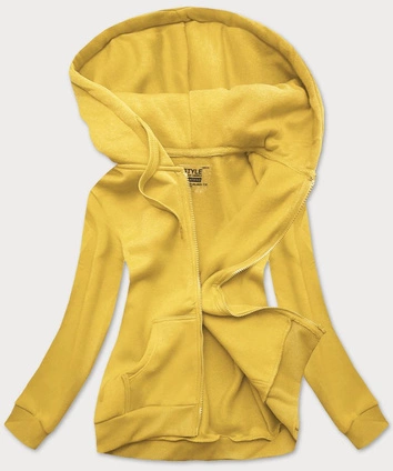 Bluza damska sportowa jasna żółta (W03-68)