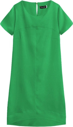 Trapezowa sukienka zielona (435art)