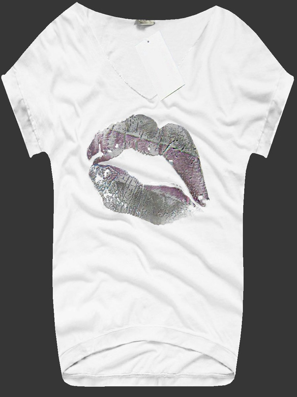 T-SHIRT OVERSIZE Z NADRUKIEM BIAŁY (ART14)