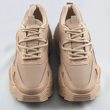 DAMSKIE ADIDASY NA PLATFORMIE BEŻOWE (PC93)