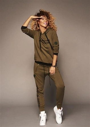 SPODNIE TAKE A RISK EDYTA GÓRNIAK FOR NAOKO KHAKI (RISK)