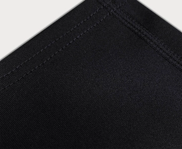 Legginsy damskie z ozdobnymi szwami czarne (54460)