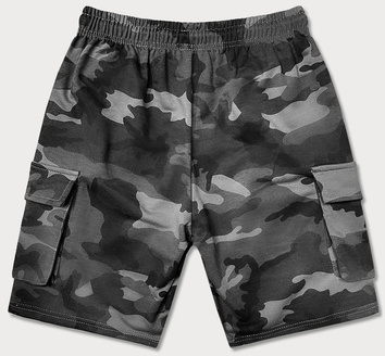 Męskie spodenki moro jasne szare (8K282-2)