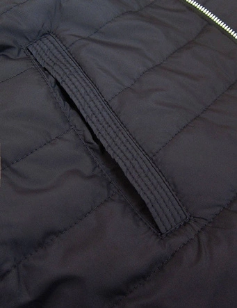 DWUSTRONNA KURTKA DAMSKA GRAFITOWO-CZARNA (W655BIG)