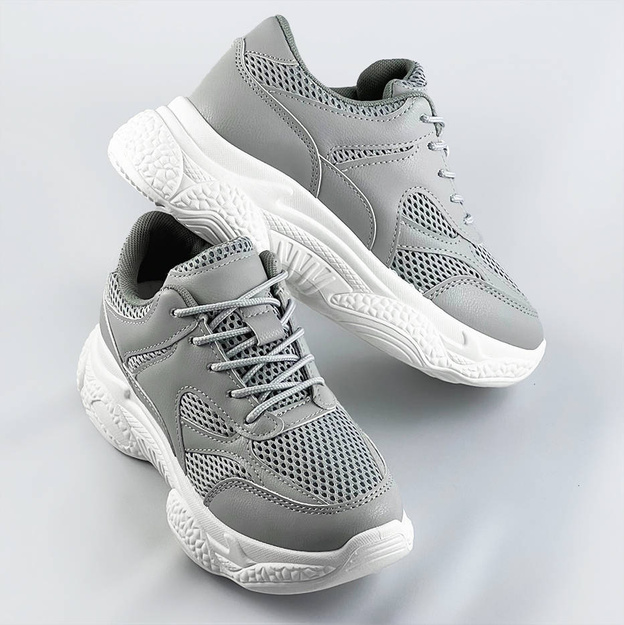 Damskie buty sportowe szare (170)