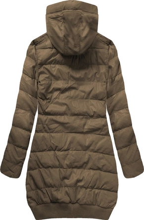 KURTKA Z EKOSKÓRY BRĄZOWA (66001)