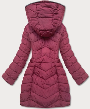 Przejściowa kurtka damska puchowa czerwona (2M-001)