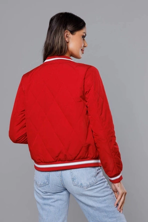 Kurtka damska bomberka ciemnoczerwona (16M9070-270)