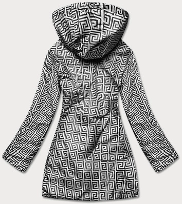 DWUSTRONNA KURTKA DAMSKA PIKOWANA CZARNA (PC-7502-1)