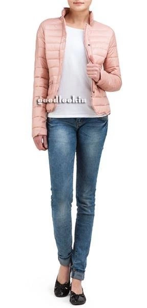 KURTKA O&S PUDROWY RÓŻ (1112)