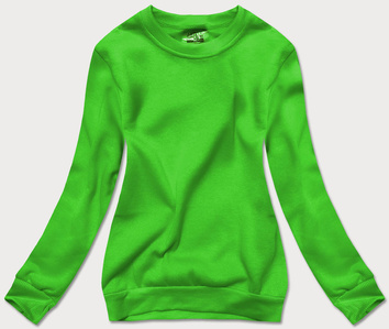 Bluza dresowa damska ze ściągaczami zielona (W01-27)