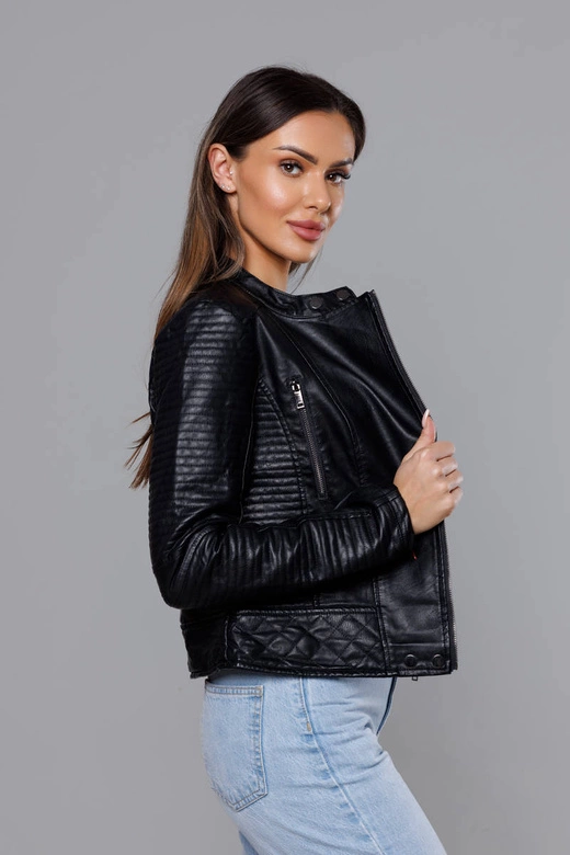 Ramoneska ze stójką czarna (HM40)