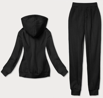 Komplet sportowy damski czarny (743art)