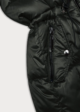 Dopasowana damska kurtka zimowa army S'west (B8207-B8282-11)