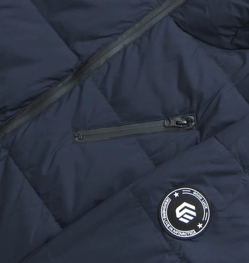 KURTKA ZIMOWA Z PUCHEM NATURALNYM GRANAT 1 (5011)