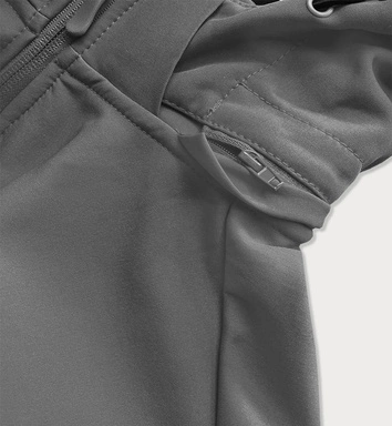 DAMSKA KURTKA-BLUZA TREKKINGOWA GRAFITOWA (HH018-2)