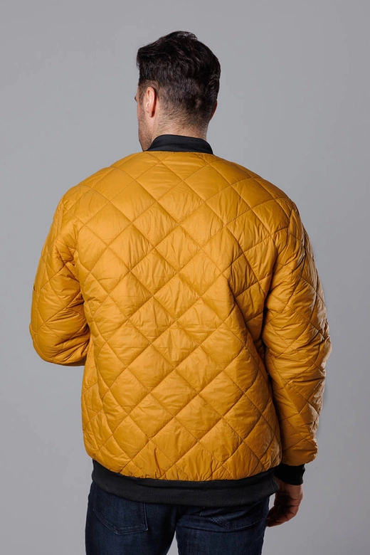 Pikowana bomberka męska ciemnożółta (MY01-23)