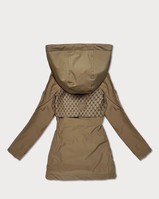 Damska kurtka z monogramem Goodlookin khaki (KK60412-2#)