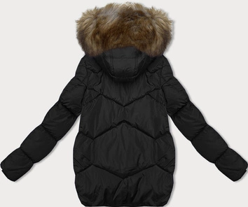 Przejściowa kurtka z kapturem czarna (LHD-23002)