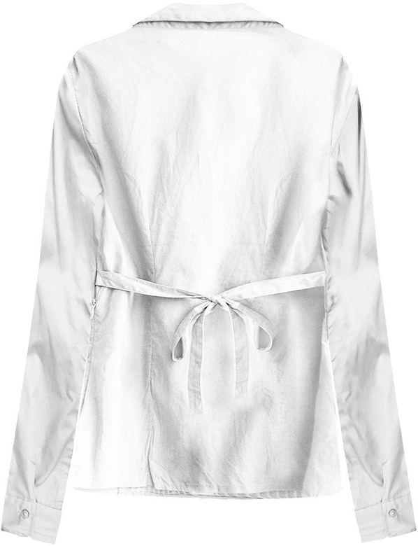 KOSZULA Z ZAKŁADKAMI BIAŁA (417ART)