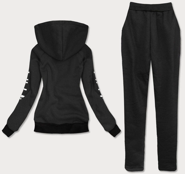 KOMPLET DRESOWY DAMSKI CZARNY (AMG580)