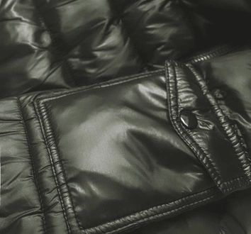 Krótka kurtka damska zimowa khaki (YP-20129-6)