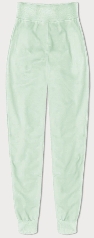 Cienkie spodnie dresowe pistacja (CK03-39)
