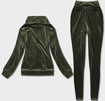 Komplet bluza + legginsy zielony (YP-9968)