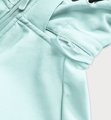 DAMSKA KURTKA-BLUZA TREKKINGOWA MIĘTOWA (HH018-41)