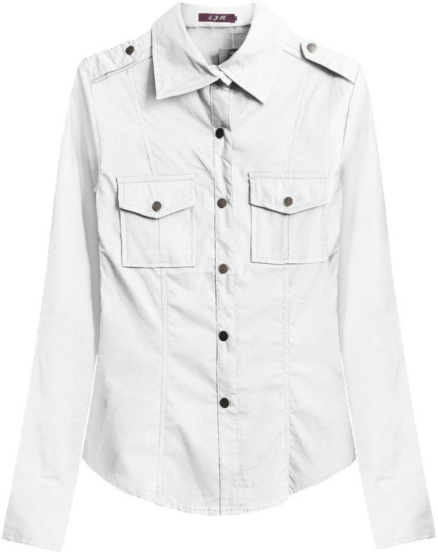 BAWEŁNIANA KOSZULA BIAŁA (1015)